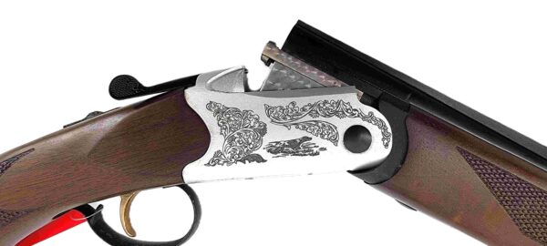 N96 TR107 Engraved Over/Under Shotgun 20 GA - Image 2