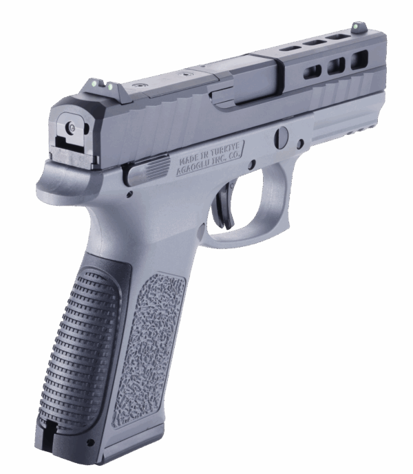 N96 KORFX-9 RP Compact Semi-Auto 9mm Handgun GREY - Image 4