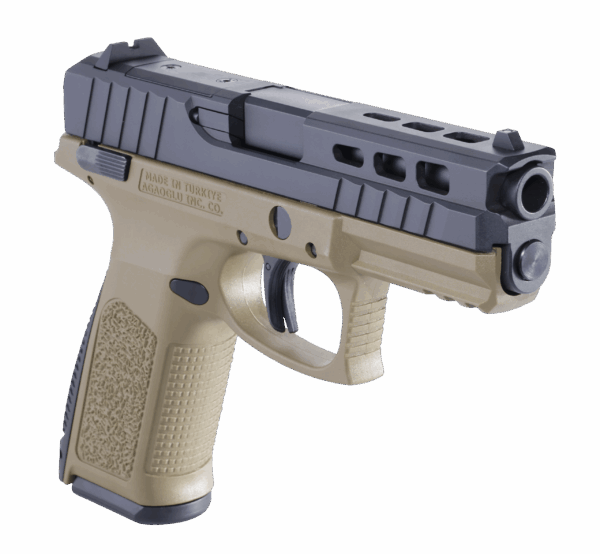 N96 KORFX-9 RP Compact Semi-Auto 9mm Handgun Sand - Image 6