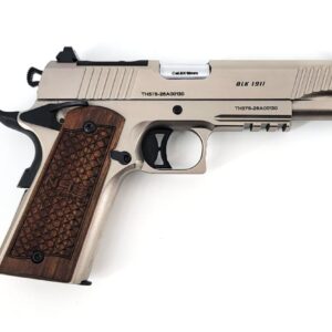 It's Here!  1911 Semi Auto Handgun 45 ACP Nickel